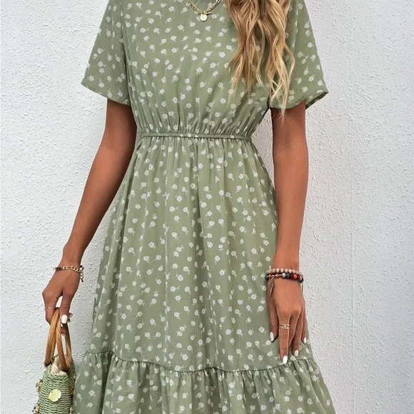 neon green dress shein The Wolf Gang Women's Sunmor Knit Maxi Dress - Lime main image 1